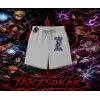 Sasuke uchiha Naruto Anime Karakter Unisex Şort Beyaz