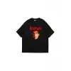Scarface Baskılı Oversize Unisex Siyah