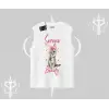 Serene Beauty Kedi Baskılı  Kolsuz Tshirt