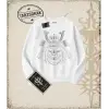 SHOGUN  Oversize Unisex Bisiklet Yaka Sweatshirt