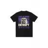 Siyah 90s Retro Entropy Rakun Komik Meme Tshirt Eksik SiparişKari