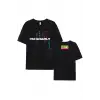 Siyah Katseye ben Gnarly Kore Bant baskılı Camiseta