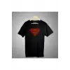 Siyah Superman Tişört