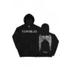 Siyah Unisex Idols Wings Hoodie YUNGBLUD Grafik Baskırunge Moda Rahat