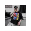 Siyah Unisex Spiderman Karakter Tişört