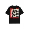 Skull Head Siyah Oversize Unisex T-shirt
