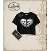 SKULL   Kadın Crop Tişört