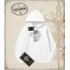 SKULL Oversize Unisex Kapşonlu Sweatshirt