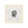 Skullrainbow Baskılı Oversize Unisex Pamuklu Nefes Alan Kalın Kumaşlı