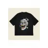 Skullrainbow Baskılı Oversize Unisex Pamuklu Nefes Alan Kalın Kumaşlı