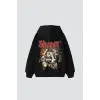 Slipknot Sırt Baskılı Siyah Oversize Unisex