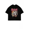 Slipknot Zombie Baskılı Siyah Oversize Unisex
