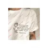 Slogan Unisex Yazılı Oversize Tshirt TWGWBR1
