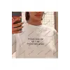 Slogan Unisex Yazılı Oversize Tshirt TWGWBR20