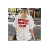 Slogan Unisex Yazılı Oversize Tshirt TWGWBR24