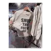 Slogan Unisex Yazılı Oversize Tshirt TWGWBR28