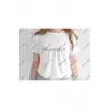 Slogan Unisex Yazılı Oversize Tshirt TWGWBR39