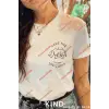 Slogan Unisex Yazılı Oversize Tshirt TWGWBR59