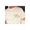 Slogan Unisex Yazılı Oversize Tshirt TWGWBR60
