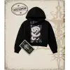 SNAKE Kadın Crop Kapşonlu Sweatshirt