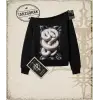SNAKE Kadın Kayık Yaka Sweatshirt
