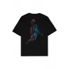Space Basket Siyah Oversize Unisex T-shirt