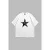 Starz Leopar Baskılı V2 24/1 Oversize Unisex Siyah