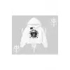 Stay Cool Kedi Baskılı Biskilet Sweatshirt