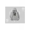 Stay Cool Kedi Baskılı Kapşonlu Sweatshirt