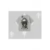 Stay Cool Kedi Baskılı Oversize Tshirt