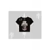 Stay Curious Kedi Baskılı Babby Tee Tshirt