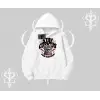 Stay Curious Kedi Baskılı Kapşonlu Sweatshirt