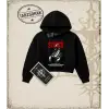STINGER Kadın Crop Kapşonlu Sweatshirt