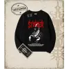 STINGER Oversize Unisex Bisiklet Yaka Sweatshirt