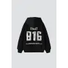 Street 816 Baskılı Oversize Unisex Premium Siyah