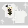 Street Cat Kedi Baskılı Babby Tee Tshirt