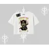 Street Cat Kedi Baskılı Oversize Crop Tshirt