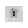 Street Cat Kedi Baskılı Oversize Tshirt