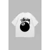 Sts. Eight Baskılı Oversize Unisex Beyaz
