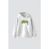 Sts Thermal Baskılı Oversize Unisex Beyaz