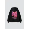 Summer Love Sırt Baskılı Oversize Unisex Siyah