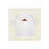 Sweet Creature Baskılı Oversize Unisex Pamuklu Nefes Alan Kalın Kumaşlı