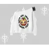 Sweet Day Cupcake Baskılı Kayık Yaka Sweatshirt