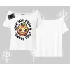 Sweet Day Cupcake Baskılı Kayık Yaka Tshirt