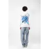 Together Baskılı Oversize Unisex Beyaz
