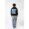 Together Baskılı Oversize Unisex Siyah