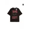 Travis Scott Siyah Oversize Unisex T-shirt
