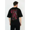 TrueBlood Siyah Oversize Unisex T-shirt