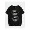 Two Lips Baskılı Unisex Oversize