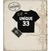 UNİQUE    SİYAH Kadın Baby Tee